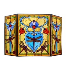 44" Folding Dragonfly Stained