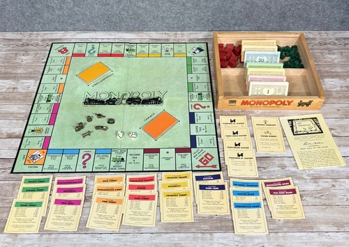 Vintage monopoly nostalgia - vintage,