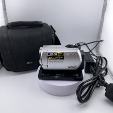 Sony DCR-SR33 E Handycam SD HDD Digital Camcorder 40x Optical Zoom Silver CCD
