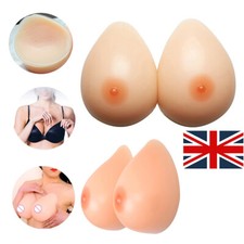 2X Breast Forms Fake Boobs False Silicone Crossdresser Transgender Enhancer Bust