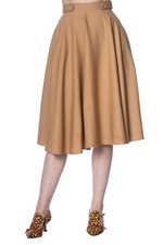 Women's Tan Vintage Retro