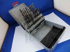 Cleveland HSS Metric Jobber Drill Set 1mm to 6mm in 0.1mm increments. 7 Missing