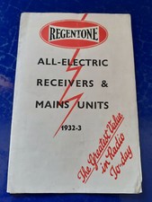 1932 regentone all - all, electric