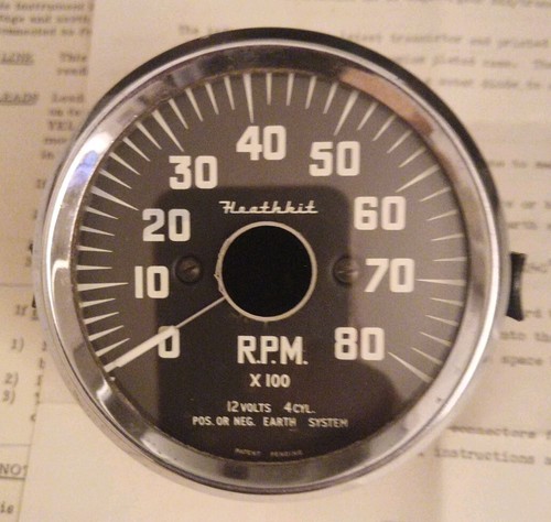 Vint heathkit tacho - 8k, tacho,