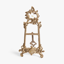 Solid Brass Decorative  Easel 9" Bible Stand Picture Stand Menu Stand Book Stand