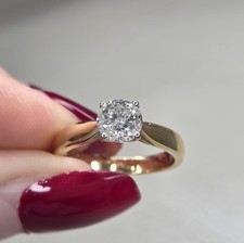 18ct Gold Solitaire Diamond