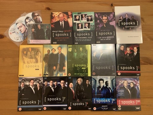 Spooks dvds books - dvds,, cd