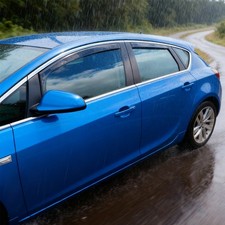 For Vauxhall Astra J MK6 2009-2015 5 Door Hatchback Wind Deflectors 4pc Tinted