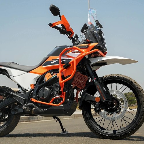 Orange crash guard - crash, fit
