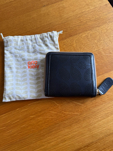 Orla kiely black leather - kiely,