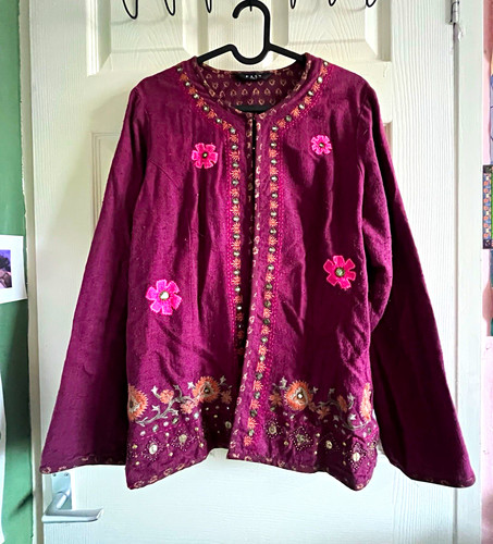 East women purple silk - purple,
