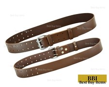 Tool Belt Brown Leather  2 PCS Builder work Tools belt Sales Offer Discount