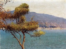 VIEW OF MENTON F. Zonaro sea
