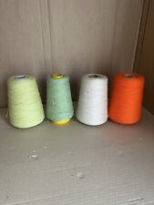CONES of Yarn Acrylic Machine Knitting CONES Various Colous Mixed 1.3 kilos W2B