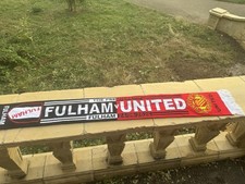 Fulham V Man U Football Scarf