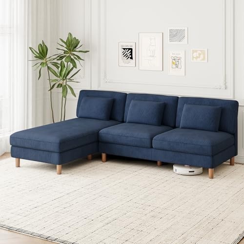 Corduroy seater sofa 249cm - corduroy,