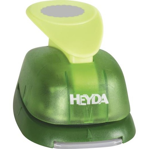 Heyda scalloped oval lever - oval,