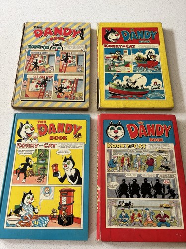 1950 dandy books x4 - books,