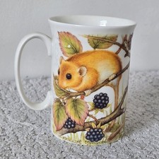 Roy Kirkham Mug Mice Berries Woodlands Bone China England Tea Coffee Vintage 