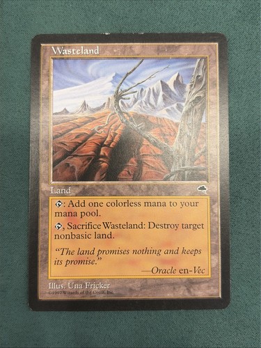 Mtg wasteland tempest magic - wasteland,