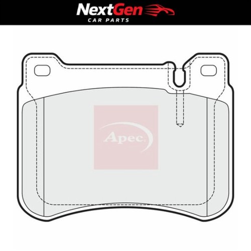 Front brake pads apec - apec, for