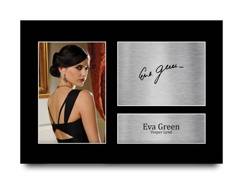 Eva green signed james - green, bond