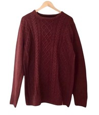 Saltrock Men's Burgundy Jumper