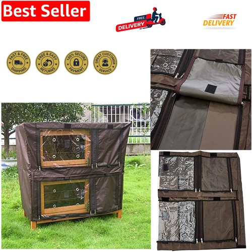 Double hutch guinea pig - guinea, with