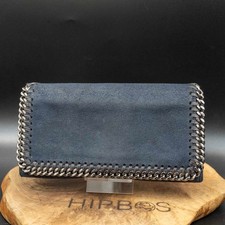 Stella McCartney Falabella Wallet Faux Suede Continental Wallet