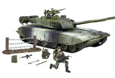 Army battle tank - &, action