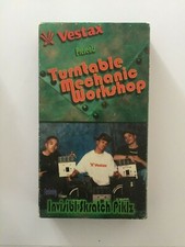 Vestax Turtable Mechanic Workshop Ft. Invisibl Skratch Piklz VHS (1995) RARE 