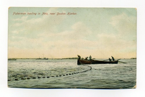 Fishermen hauling nets from - hauling,