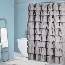 Handmade Ruffle Shower Curtain