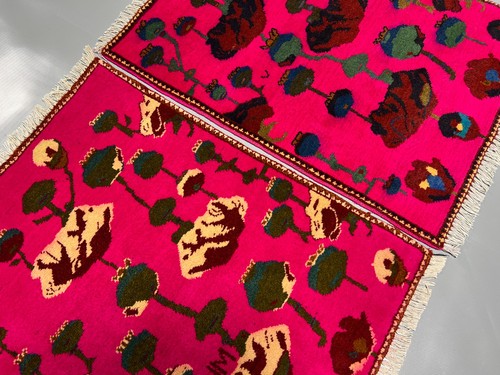 2x2 set afghan poppy - of, rugs
