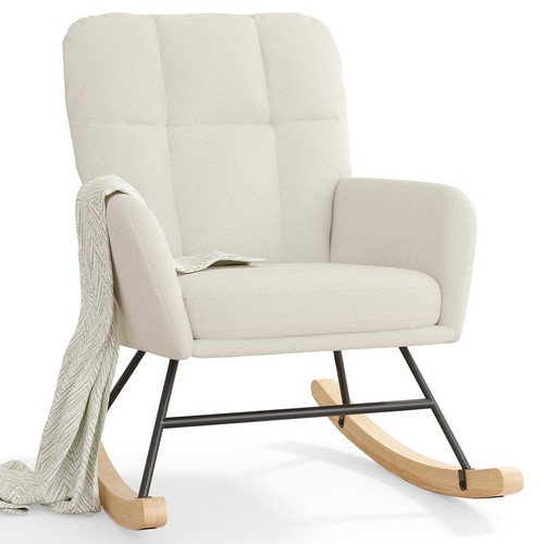 Upholstered nursery rocking - upholstered,