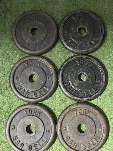 York barbell vintage 5lb - barbell,