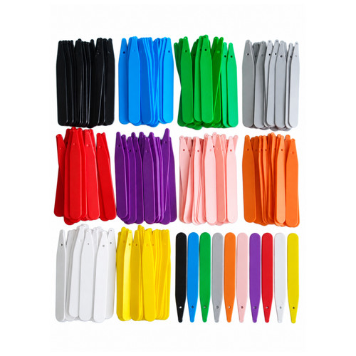 100 coloured plastic plant - 4",