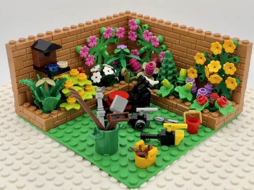 Lego corner garden foliage - corner,