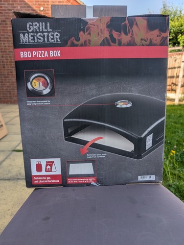 Grill meister bbq pizza - pizza, box
