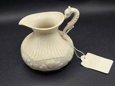 Belleek Seahorse Handle Jug