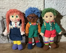 Tots TV Tilly Tom & Tiny Bendysoft Dolls Vintage 1993 Ragdoll Rare