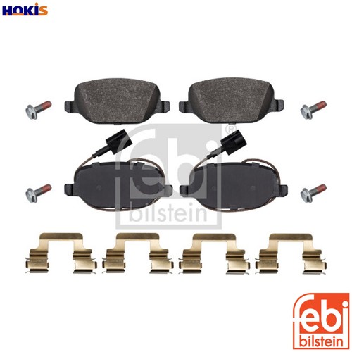 Brake pad set disc - set,