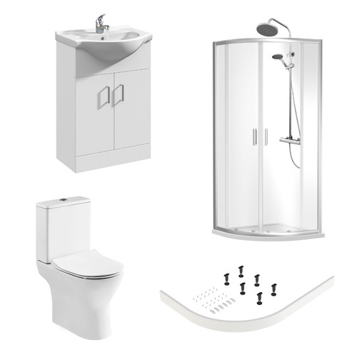 Bathroom 900mm quadrant shower - bathroom,
