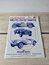 Illustrated Catalog MG TC-TD-TF Parts Supplement 2001 Nintenth Edition Vintage