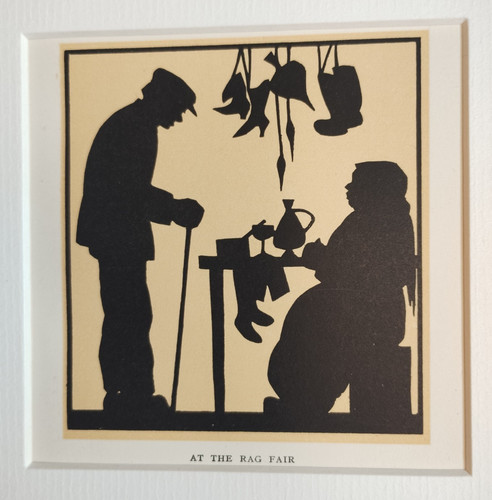 Antique miniature silhouette - antique,