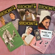 1940s STITCHCRAFT  Magazines 1947 x 4 ~ Post War Knitting 🧶 Make Do And Mend