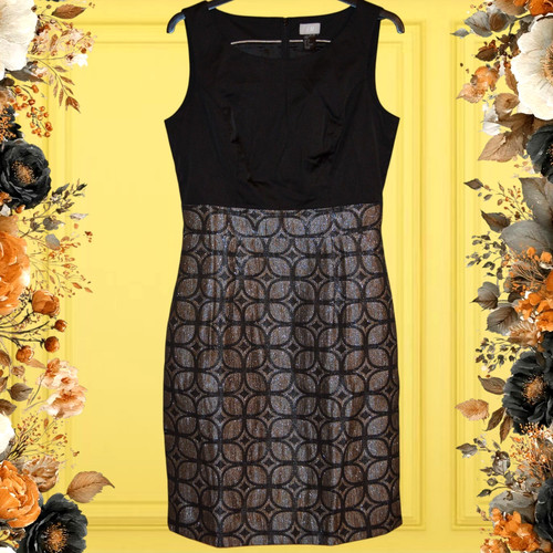 Size 8 black silver - h&m,