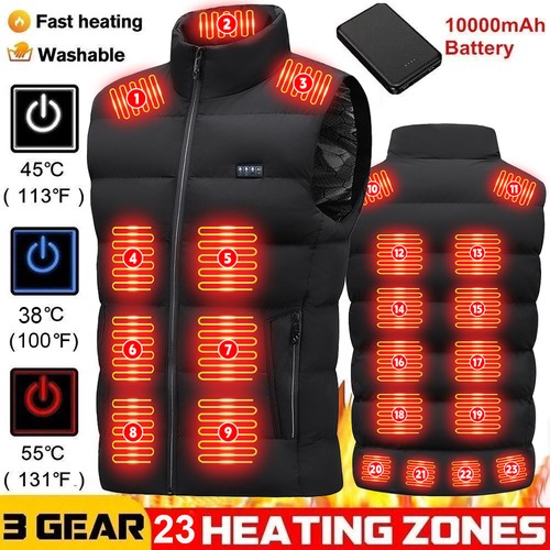 Electric heated vest gilet - electric,