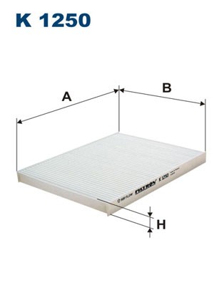 Fits filtron 1250 cabin - fits,