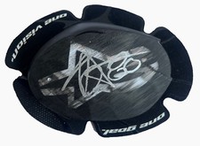 David Alonso Race Worn and Signed Knee Slider CFMoto Aspar 2024 MotoGP 1